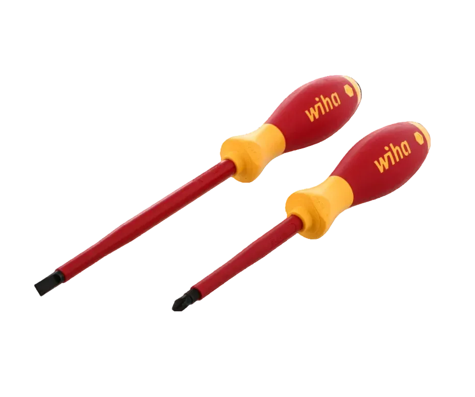 2 Piece Insulated SoftFinish Slotted and Phillips Screwdriver Set
