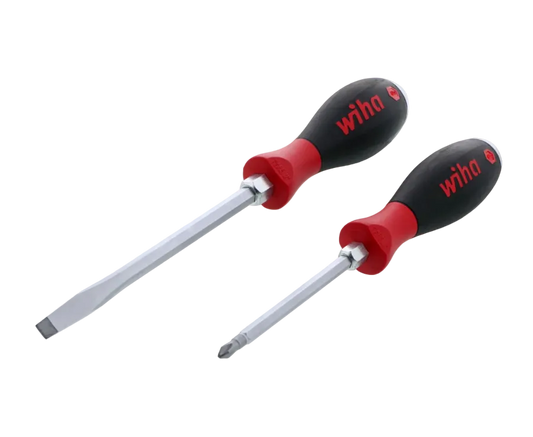 2 Piece SoftFinish XHeavy Duty Slotted and Phillips Screwdriver Set