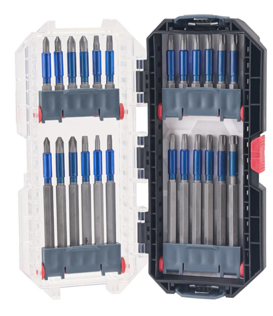 24 Piece GoStack TerminatorBlue Impact Bit Set